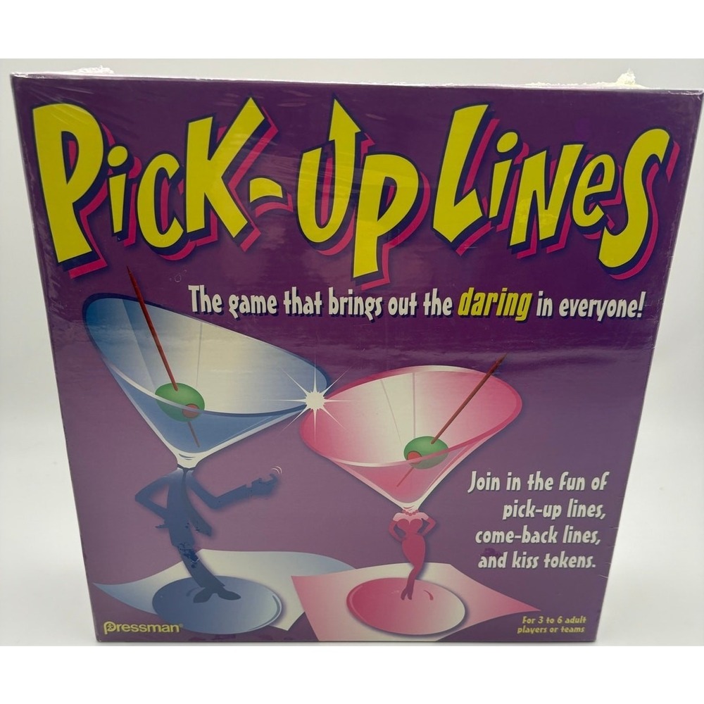 Pick-up Lines Party Game by Pressman 2005 Brand New‎ Sealed